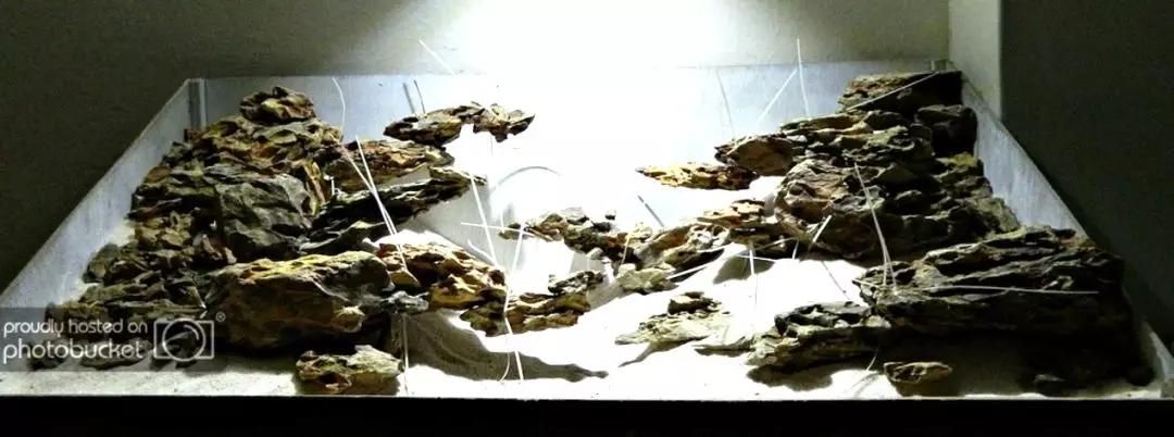 草缸造景教程：胶水造景太温柔，男人就该上电钻