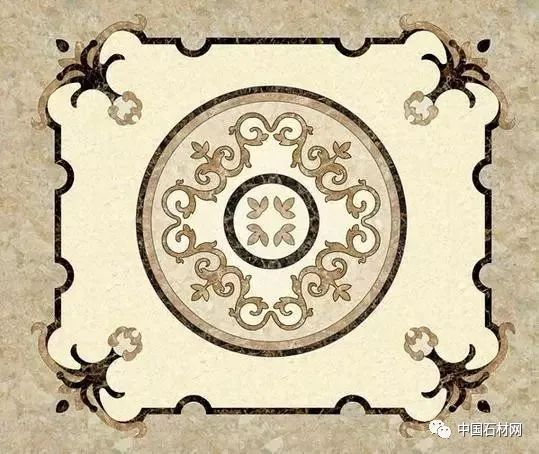 卫生间花洒水刀拼花效果图,水刀拼花图案效果图