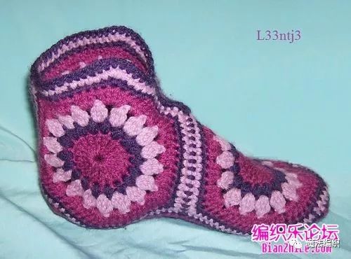 钩针人字拖鞋大全图解,钩针钩拖鞋全部教程