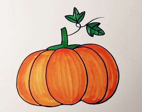 蔬菜简笔画教程幼儿园地瓜,蔬菜南瓜的画法简笔画