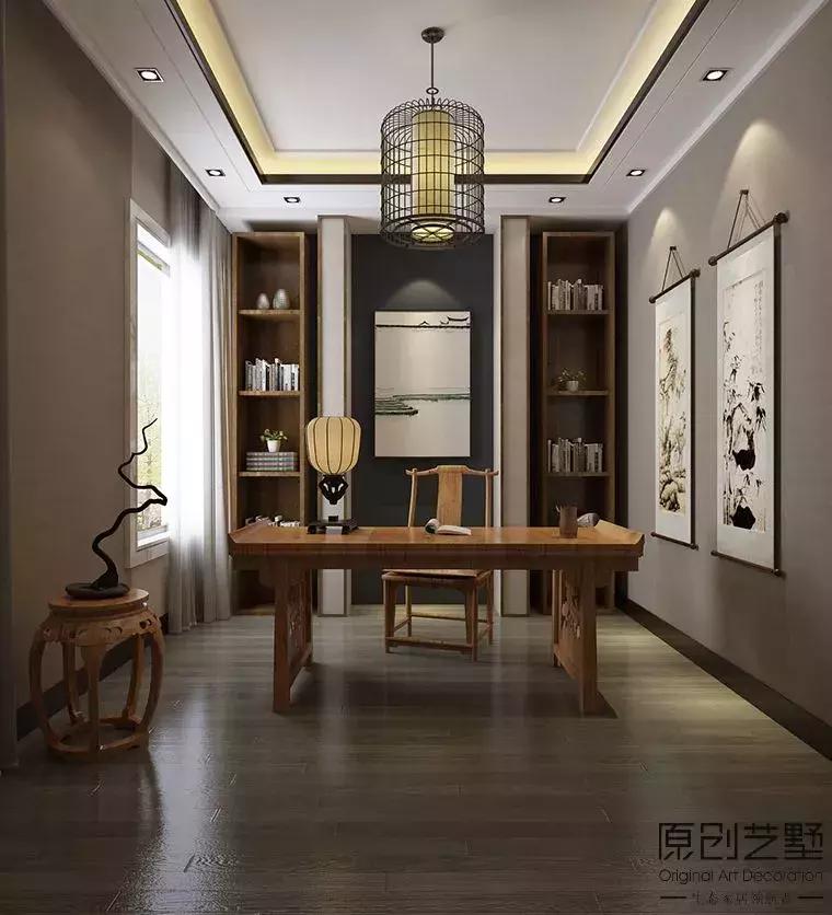 艺墅案例“一府一院一园”恬雅空间弥留心间的闲云清烟