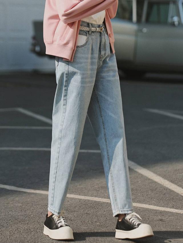 今年流行显高显矮的裤子,矮胖显高的裤子