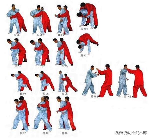 传统武术摆拳的打法,武术套路推拿方法
