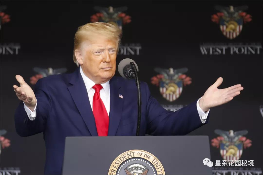 西点军校特朗普演讲,2020年美国西点军校特朗普演讲