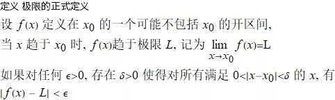 微积分教材上讲解了几种极限形式,微积分极限的运算法则证明过程