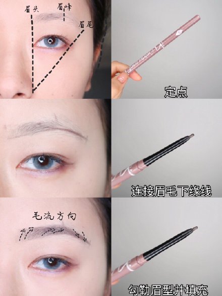 眉形与脸型的搭配技巧,韩式平眉适合什么脸型