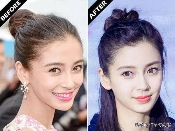 花瓣丸子头学生党蓬松,古风丸子头前额花瓣头饰
