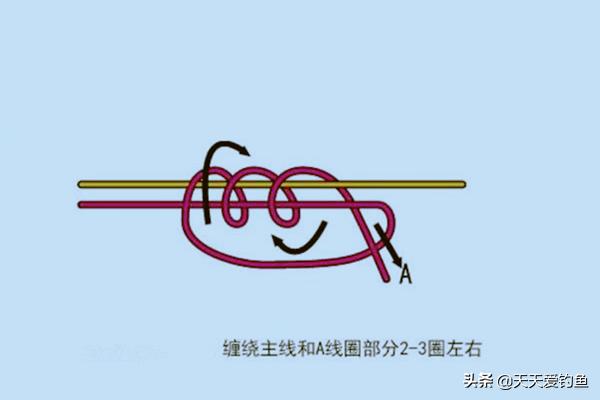 图解钓鱼线组的多种实用绑法，结实耐用，钓大鱼必备