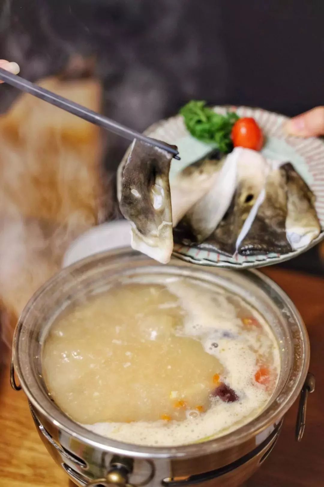 天寒地冻里的火锅,河豚火锅