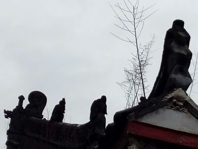 百年神庙,陕西百年寺庙能让洪水绕道而行