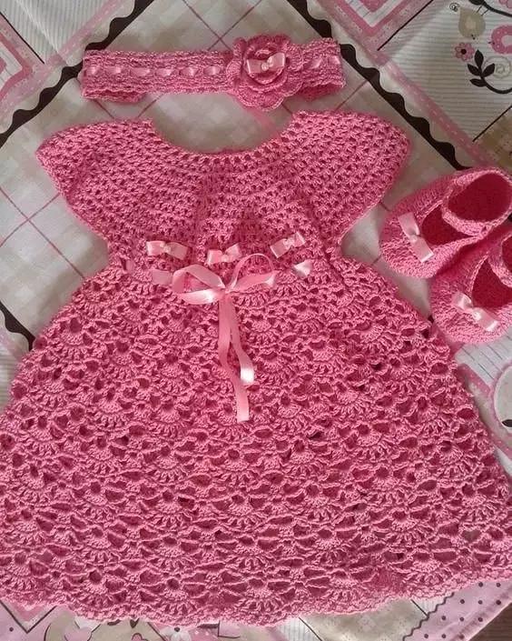儿童毛线裙子最新款样衣,宝宝毛线衣最新款式