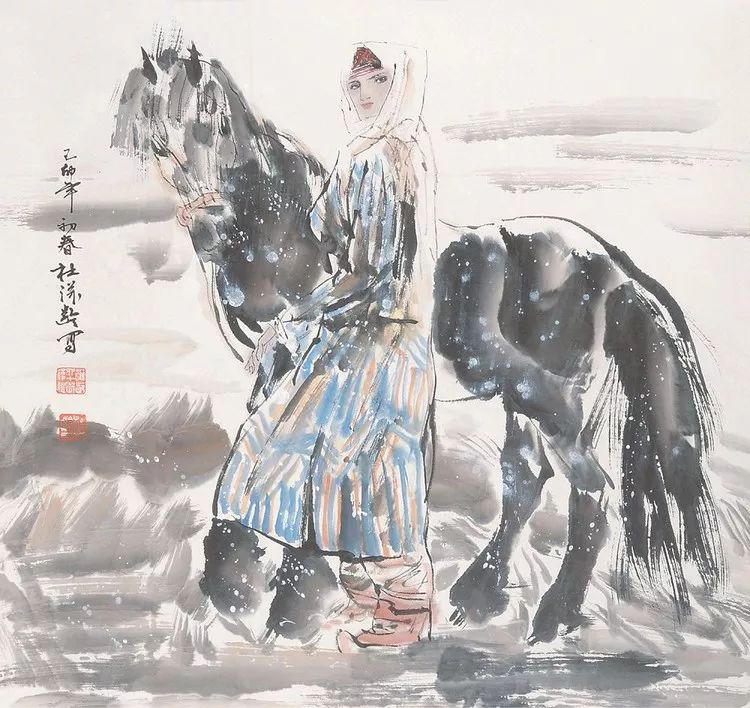 他从一个普通的美术编辑，到成就斐然的专业画家