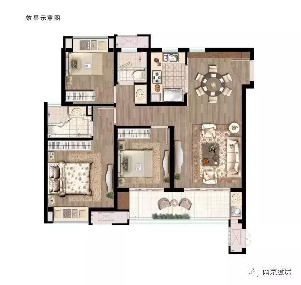 远洋万和四季毛坯,南京溧水远洋万和四季样板间