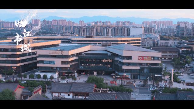 换个角度看西安，航拍建筑太震动