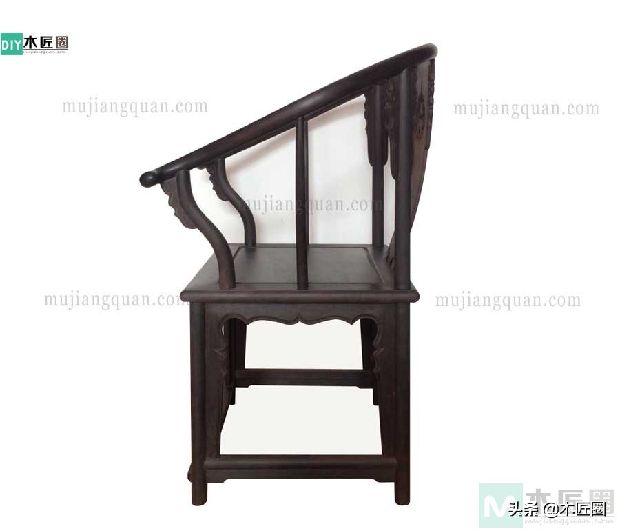 圈椅的圈榫卯是怎么制作的,明式圈椅的榫卯结构