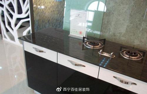 装修小知识厨房篇,钢化玻璃台面橱柜