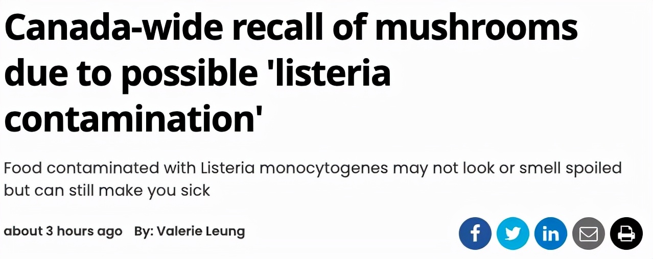 加拿大食品事故,加拿大国内的食品安全