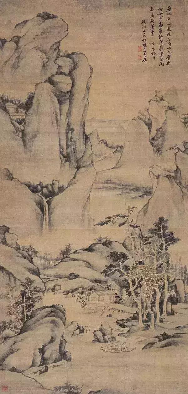 枯笔之境的书法作品,枯笔之境