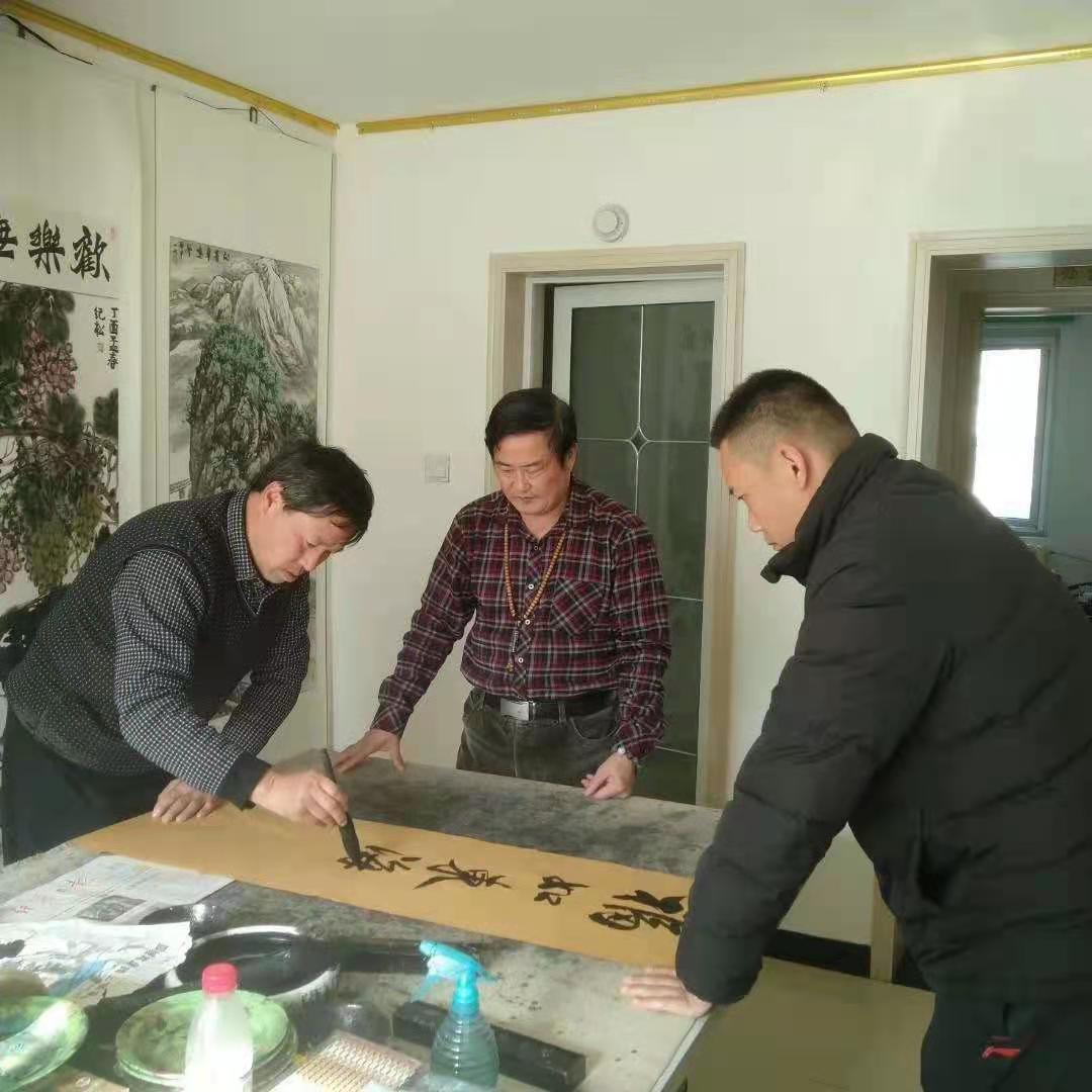 付帮合的书法作品,笔中情书法指导