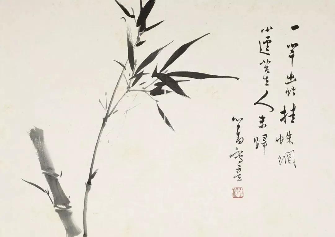 溥心畬册页精选,溥心畲书画作品清新淡雅意境悠远