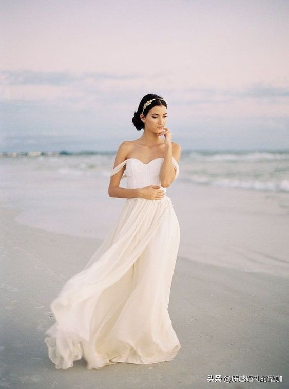 海边婚纱照哪种婚纱好看,海滩豪华婚礼