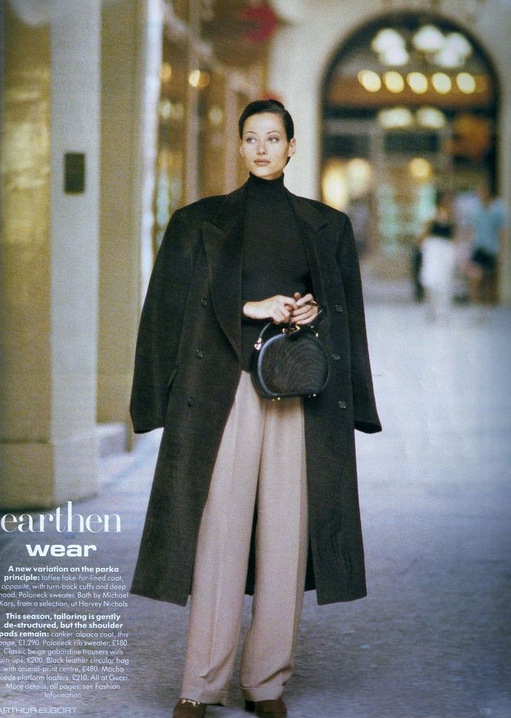 韩国小姐姐学院风大衣内搭,韩国穿大衣最好看的女人