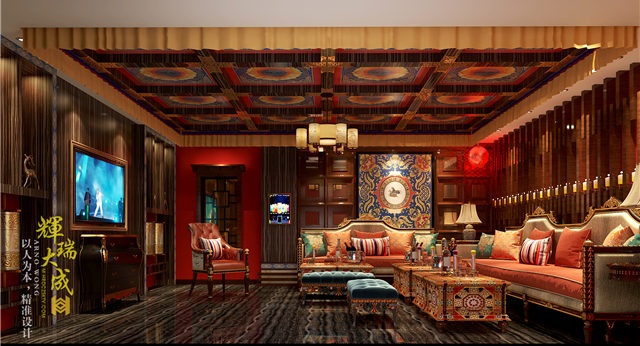 藏西ktv,辉瑞大成娱乐空间ktv设计
