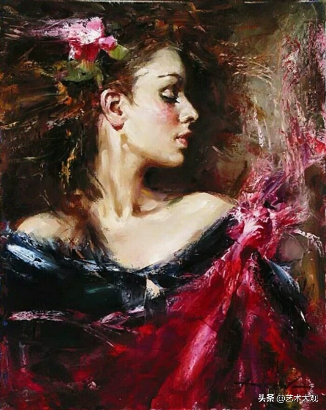 欧美顶级油画人物,近代油画艺术人物绘画