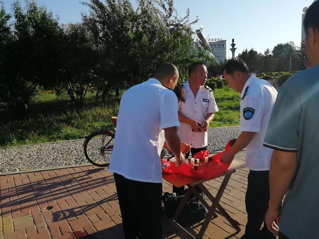 长岭县卫健局稽查大队“利剑行动”