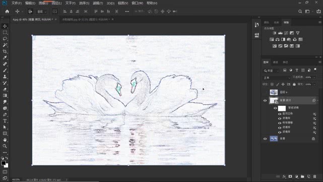 ps教程打造水彩画效果的两种方法,ps基础教程如何制作出水彩画效果