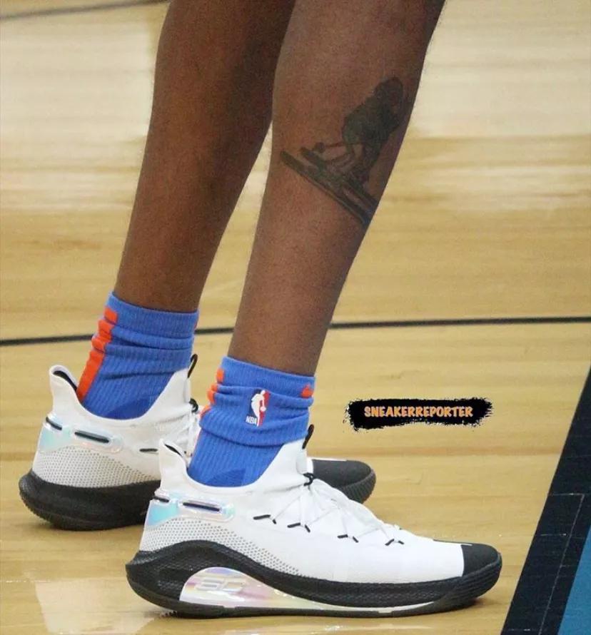 施罗德篮网上脚球鞋,施罗德上脚欧文球鞋