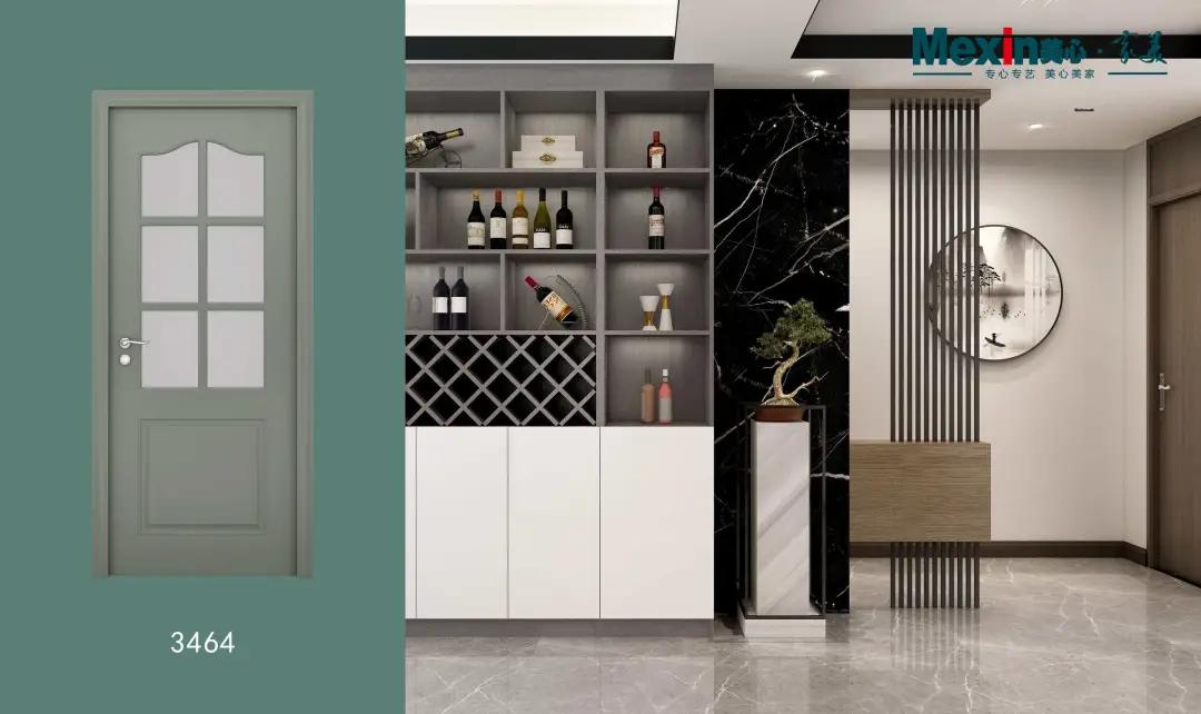 美心家美木门简约,美心美家实木门