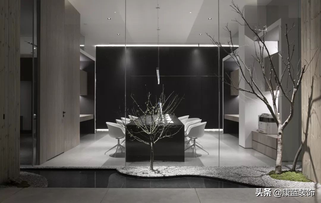 高级质感办公室装修设计,低成本极简风办公室装修