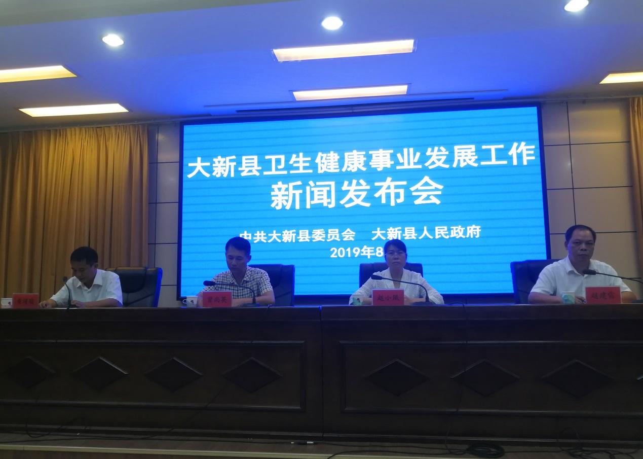 崇左市大新县推动卫生健康事业取得新成效