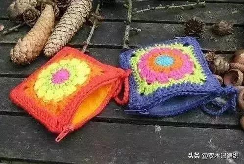 这些毛线针织零钱包，笔袋，手机袋，挎包美炸了