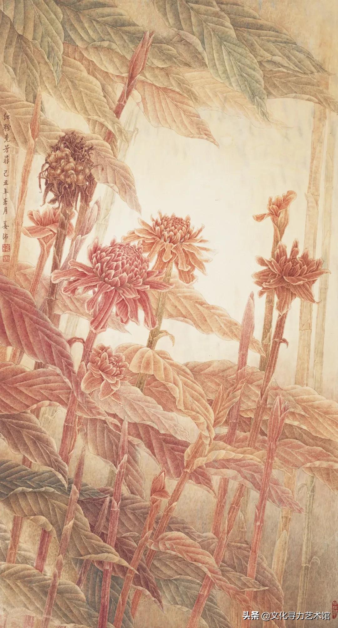 重点讲座当代花鸟画的传承及创作,姜沛画家
