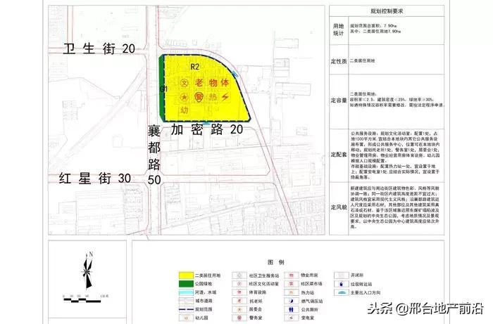 最新邢台改造规划图,邢台市片区规划图