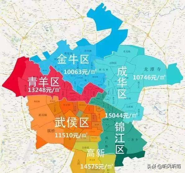 另一个版本的“五城区”：成都曾计划设立望江区、驷马区、圣灯区