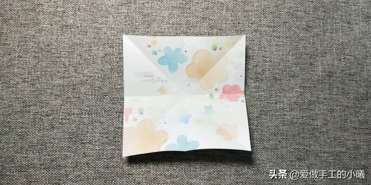 立体花的折纸步骤图解,立体的花的折纸教程