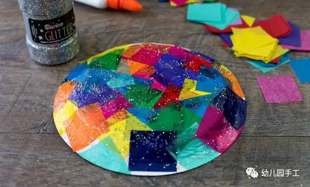 美工制作手提包一次性纸盘教案,美工区纸盘创意手工