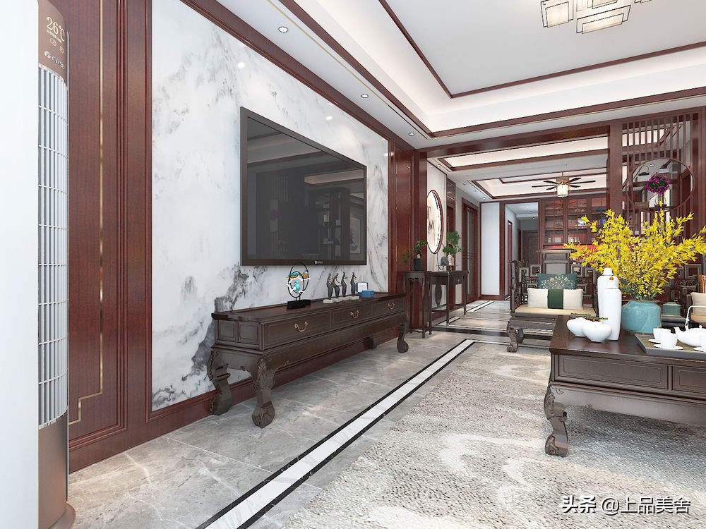 老公不顾老婆反对坚持装中式风，完工效果太震动，被老婆拿出来晒