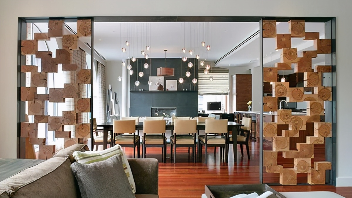 45平房间隔断最简单最实惠的方法,5年后最流行的厨房隔断客厅设计