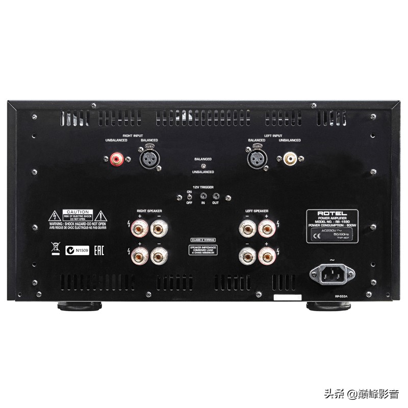 英国路遥ROTELRB-1590立体声后置功率放大器