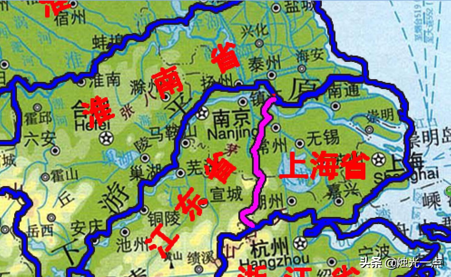 烛光一点：意念中的太湖省有多大？比起广东省如何？