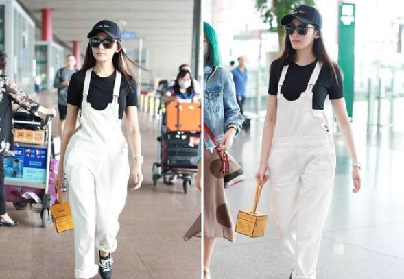 背带裤穿搭法则，这么穿很减龄