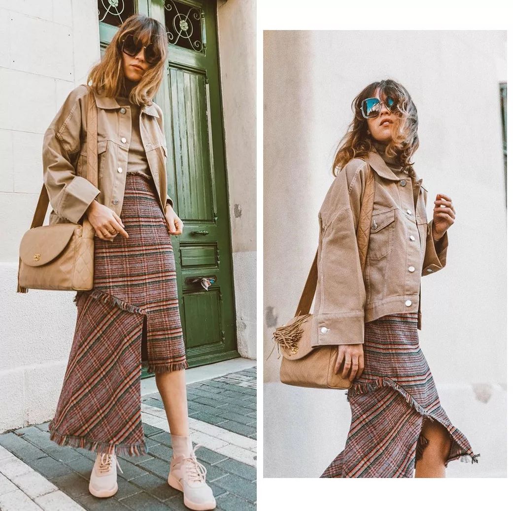 时髦新穿法冬天也能穿裙子,冬季哪些裙子比较轻盈又好穿