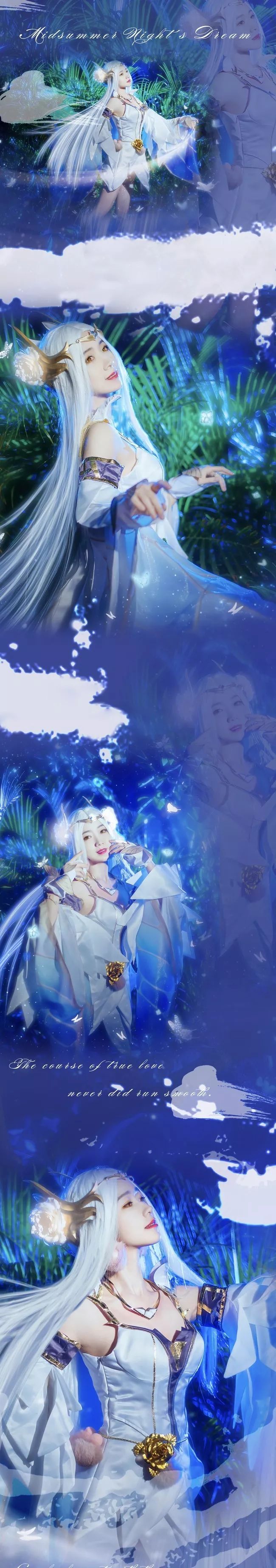 入江闪闪cos貂蝉仲夏夜之梦,貂蝉金色仲夏夜之梦cos抬腿动作