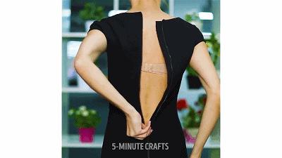 拉链掉下来用吸管怎么装上去,衣服拉链坏了一根吸管解决