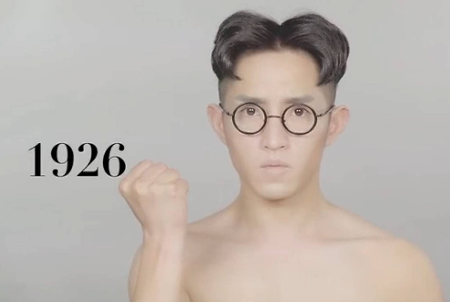 100年间中国男人发型变化原视频,男士发型变化