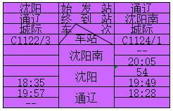 赤峰到通辽的火车站列车时刻表,廊坊到通辽火车站列车时刻表